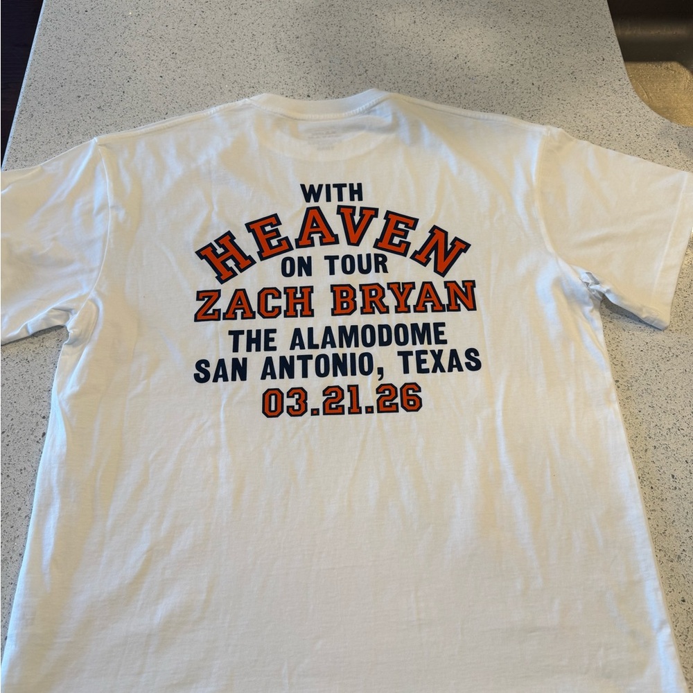 Official Zach Bryan “With Heaven on Tour” merch shirt